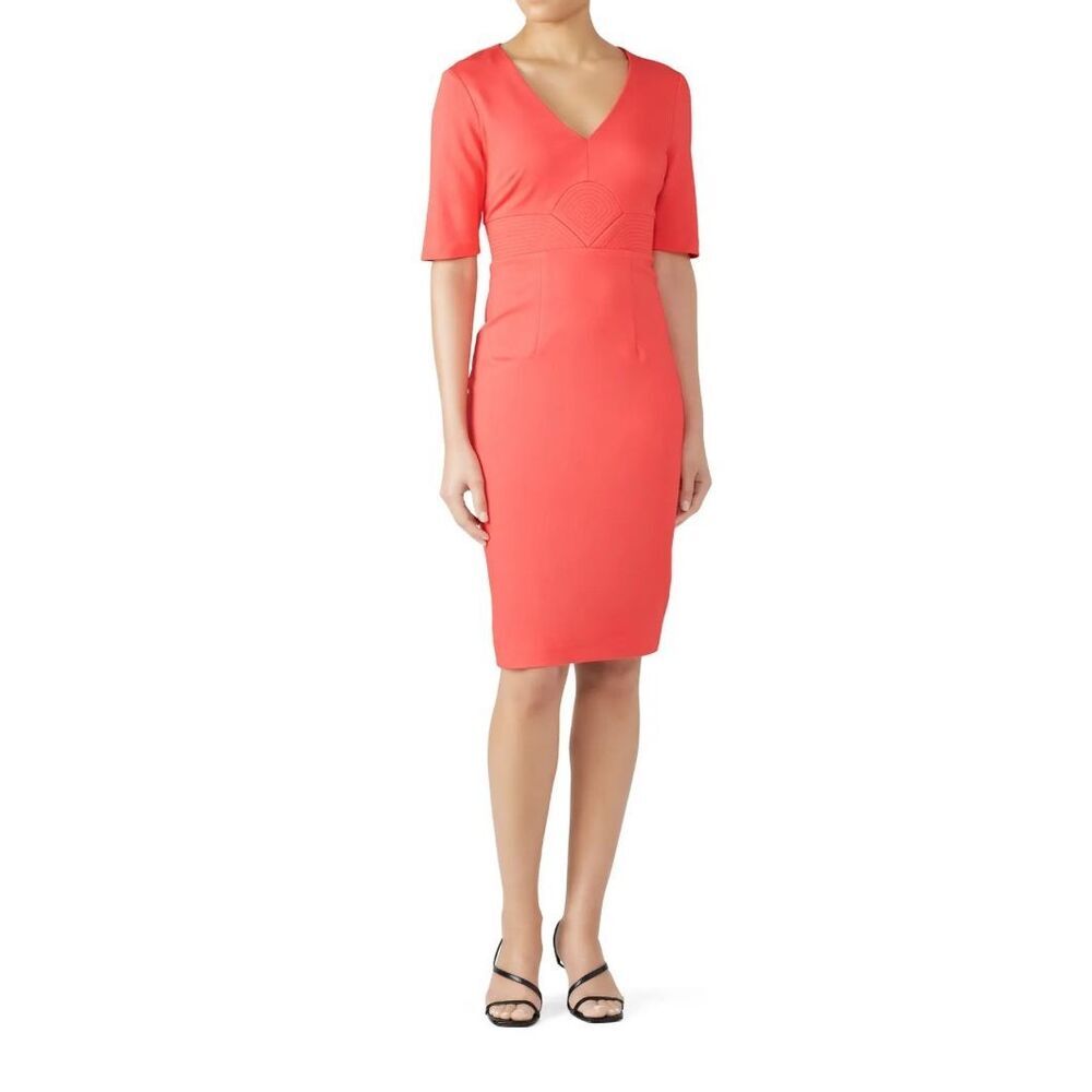 Trina Turk Coral Ashton Dress Rent the runway preloved 2